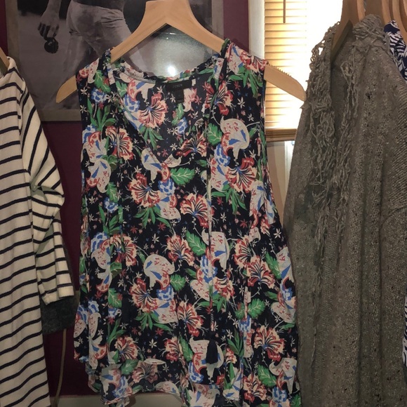 J. Crew Tops - J.Crew Drapey Sleeveless Blouse